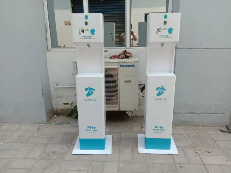 Hand Sanitizer & Temperature Screening Booth || PILO || Smart || Covid-19